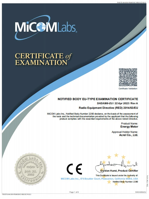 adw300 wireless measuring instruments red certificate