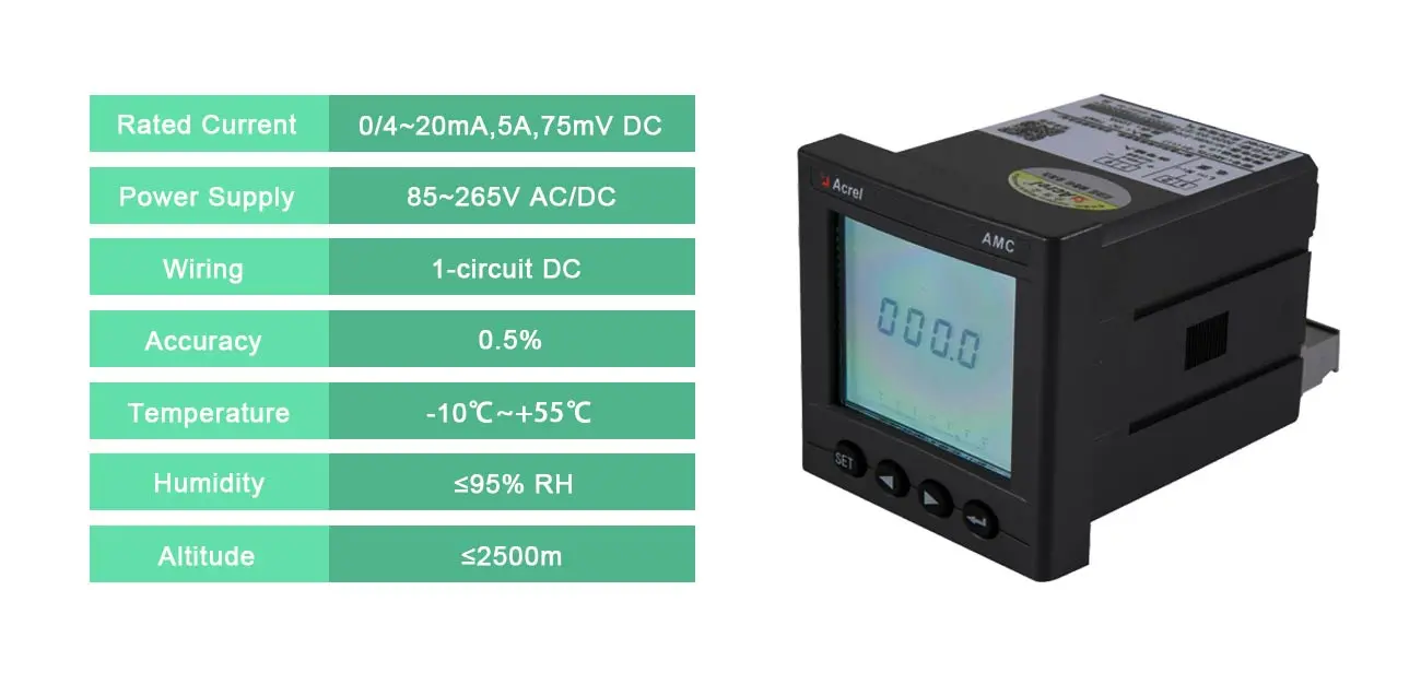 Amc72 Direct Current Ammeter
