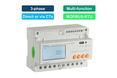 Acrel ADL3000 UL 3 Phasen Smart Energy Meter