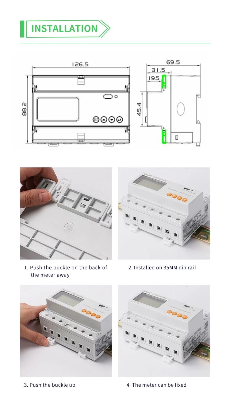 Adl3000 Smart Meter For 3 Phase